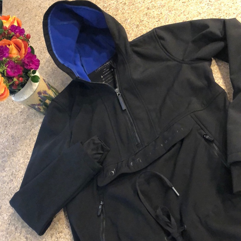 Calvin Klein Performance Black Jacket Small Fleec… - image 1